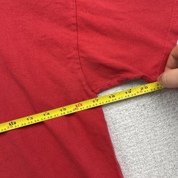 Y2K 2000s Boca Dragon Shirt Sz 5 Red Snowboarding Skate Tee - Picture 9 of 12